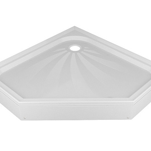 Душевой поддон Alex Baitler 100*100*17 пятиугольный